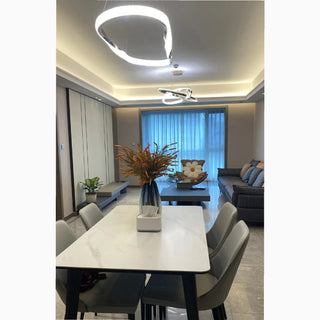 MIRODEMI Albaredo d'Adige Elegant Creative Acrylic Crystal LED Strips Chandelier For Living Room Decoration