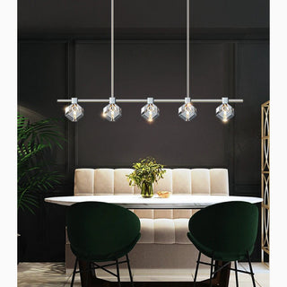 MIRODEMI Albaredo per San Marco Fancy Modern Led Long Linear Crystal Chandelier For Living Room