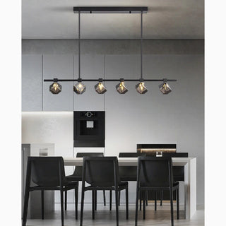 MIRODEMI Albaredo per San Marco Fancy Modern Led Long Linear Crystal Chandelier For Kitchen Island