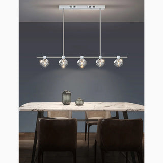 MIRODEMI Albaredo per San Marco Fancy Modern Led Long Linear Crystal Chandelier For Dining Room Decoration