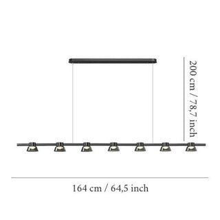 MIRODEMI Albareto Nordic Linear Novelty Ultramodern LED Chandelier Big Size