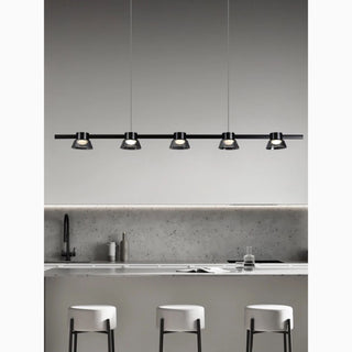 MIRODEMI Albareto Nordic Linear Novelty Ultramodern LED Chandelier For Kitchen Island