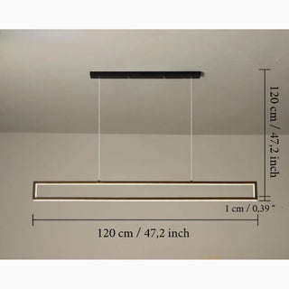 MIRODEMI Albaretto della Torre Ultramodern Deluxe Minimalistic Simple LED Chandelier Size