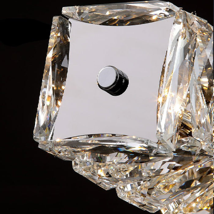 MIRODEMI Albenga Luxury Crystal Chandelier Lampshade Detail