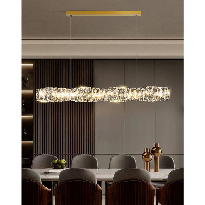 MIRODEMI Albenga Luxury Crystal Chandelier For Dining Room