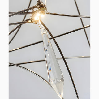 MIRODEMI Albera Ligure | Lightning Art Chic Crystal Stainless steel Chandelier in Details 