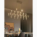 MIRODEMI Albera Ligure | Lightning Art Chic Crystal Stainless steel Chandelier for Home Decor