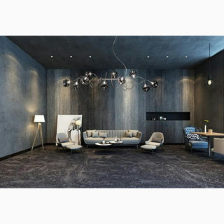 MIRODEMI Alberobello Stylish Nordic Abstract LED Glass Chandelier For Living Room