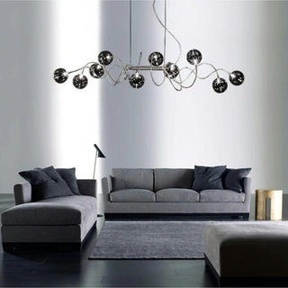 MIRODEMI Alberobello Stylish Nordic Abstract LED Glass Chandelier For Home Decoration