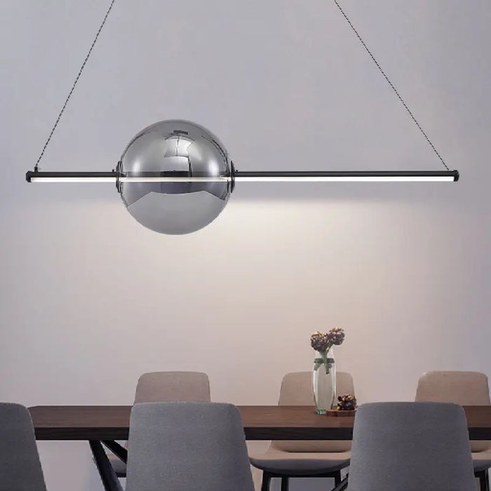 MIRODEMI Alberona Chic Minimalistic Modern Glass LED Chandelier For Kitchen Decoration