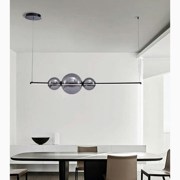 MIRODEMI Alberona Chic Minimalistic Modern Glass LED Chandelier For Hall