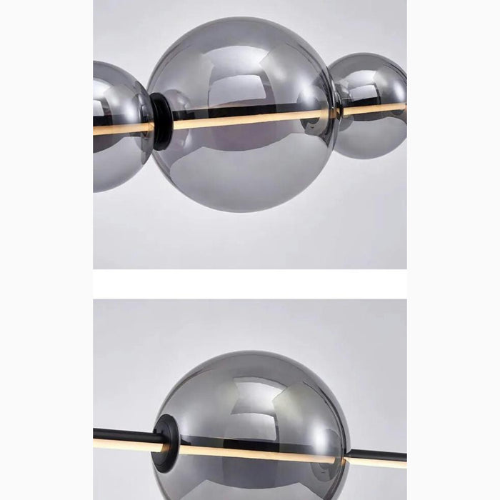 MIRODEMI Alberona Chic Minimalistic Modern Glass LED Chandelier Glass Balls