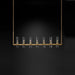 MIRODEMI Albese con Cassano Candle-Shaped Modern Luxury LED Brass Chandelier For Home Decoration