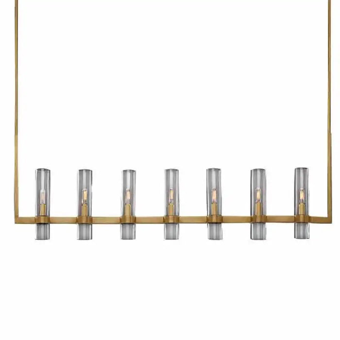 MIRODEMI Albese con Cassano Candle-Shaped Modern Luxury LED Brass Chandelier Detailed