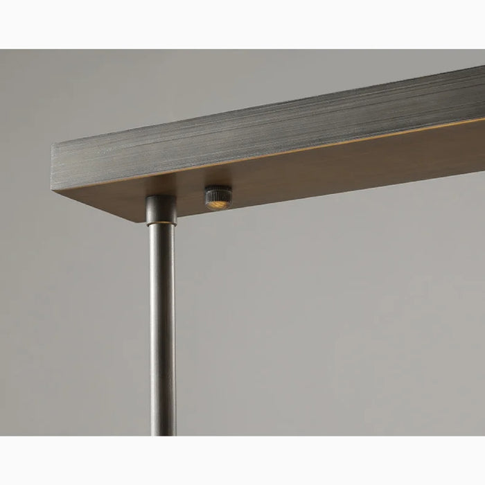 MIRODEMI Albettone Fancy Postmodern LED Iron Black Silver Chandelier Lamp Base Details