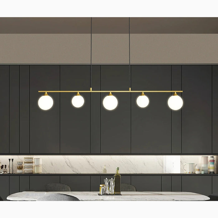 MIRODEMI Albi Nordic Modern Simple Glass Ball LED Chandelier For Kitchen Decoration
