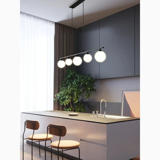 MIRODEMI Albi Nordic Modern Simple Glass Ball LED Chandelier For Kitchen Island Decoration