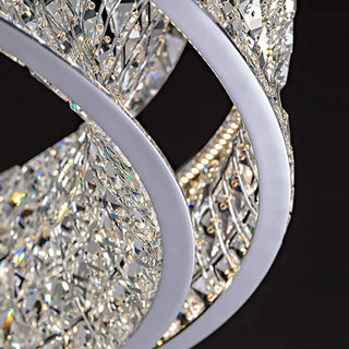 MIRODEMI® Albiano | Oval-Shaped Crystal Chandelier with Glamorous Gold and Chrome Details