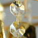 MIRODEMI® Albiano d'Ivrea | Stunning Gold/Chrome Crystal Hanging Pendant Chandelier