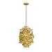 MIRODEMI® Albiano d'Ivrea | Stunning Gold/Chrome Crystal Hanging Pendant Lighting