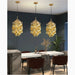 MIRODEMI® Albiano d'Ivrea | Stunning Gold/Chrome Crystal Pendant Light