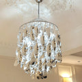 MIRODEMI Albiano d'Ivrea | Chic Gold/Chrome Crystal Pendant Chandelier