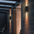 MIRODEMI® Albiolo | Black Waterproof Outdoor Aluminum LED Wall Lamp | outdoor light | for hotel | for villa | for garden
