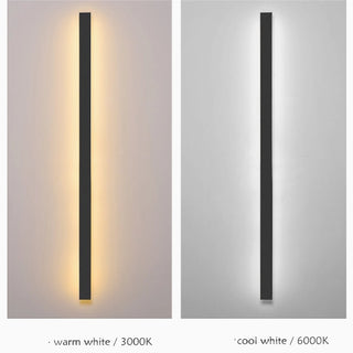 MIRODEMI® Albizzate | Black Outdoor Waterproof Antirust Wall Lamp MIRODEMI® Black Outdoor Waterproof Antirust Aluminum Long LED Wall Lamp For Villa porch