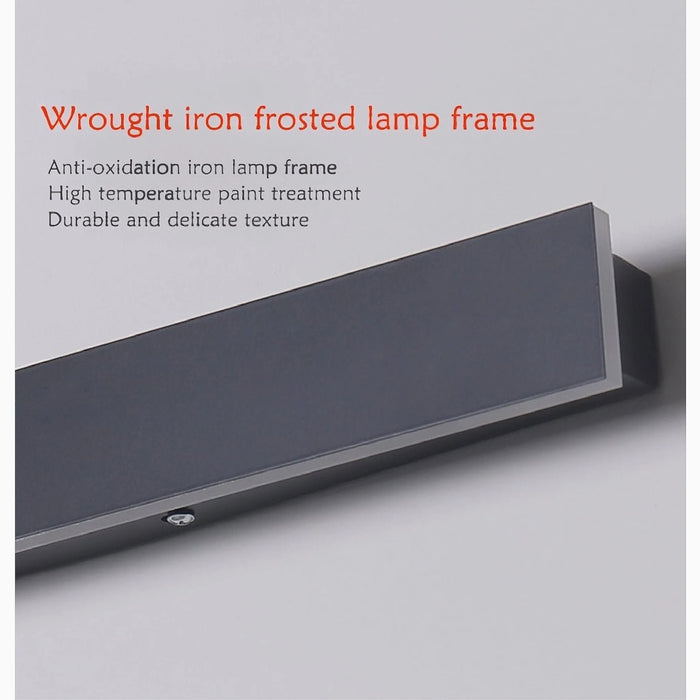 MIRODEMI® Albizzate | Black Outdoor Waterproof Antirust Wall Lamp