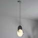 MIRODEMI Alezio Round Stainless Steel Hanging Light Fixture Real Photo