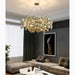 MIRODEMI Alfano Gold Creative Luxury Design Crystal LED Chandelier For Living Room Decoration