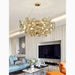 MIRODEMI Alfano Gold Creative Luxury Design Crystal LED Chandelier For Home Decoration