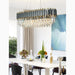 MIRODEMI® Alfianello | Aesthetic Creative Drum Gold/Black Crystal Hanging Lighting For Living Room