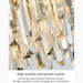 MIRODEMI® Alfianello | Creative Drum Gold/Black Crystal Hanging Lighting For Exclusive Home