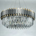 MIRODEMI® Alfianello | Creative Drum Gold/Black Crystal Hanging Lighting For Incredible Home