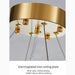 MIRODEMI® Alfianello | Great Creative Drum Gold/Black Crystal Hanging Lighting For Living Room