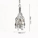 MIRODEMI® Alfiano Natta | Elite Exclusive  Luxury Gold/Chrome Vintage Crystal Hanging Lamp For Living Room