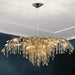 MIRODEMI® Alfiano Natta | Wonderful Luxury Gold/Chrome Vintage Crystal Hanging Lamp For Living Room
