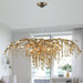 MIRODEMI® Alfiano Natta | Luxury Gold/Chrome Vintage Crystal Hanging Lamp For Lovely House