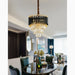 MIRODEMI® Alfonsine | Luxury Black Crystal Led Hanging Chandelier For Perfect Dining Room