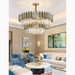MIRODEMI® Alimena | Gold/Black Crystal Modern LED Chandelier For Lovely Living Room