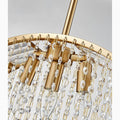 MIRODEMI® Aliminusa | Round Gold Creative Loft Crystal Chandelier For Living Room Details