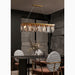 MIRODEMI Alluvioni Cambiò Rectangle Posh Gold Modern Crystal Chandelier For Dining Room