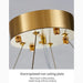 MIRODEMI® Alseno | Luxury Drum Gold/Pink Round Crystal LED Chandelier For Dining Room Details