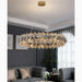 MIRODEMI® Altare | Nice Round Gold Crystal Modern Chandelier for Living Room