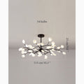 MIRODEMI® Nordic-Inspired LED Flower Chandelier – Gold/Black Altavilla Vicentina Style for Living Room