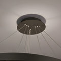 MIRODEMI Altidona | Black Rings Modern Crystal Creative Luxury Hanging Led Chandelier 