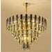 MIRODEMI® Amriswil | Contemporary Gray Chandelier for Living Room