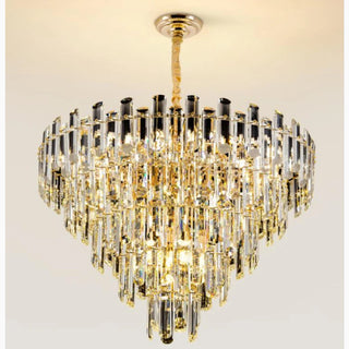 MIRODEMI® Amriswil | Contemporary Gray Chandelier for Living Room