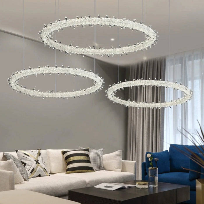 MIRODEMI® Andenne | Modern Crystal Chandelier for Living Room